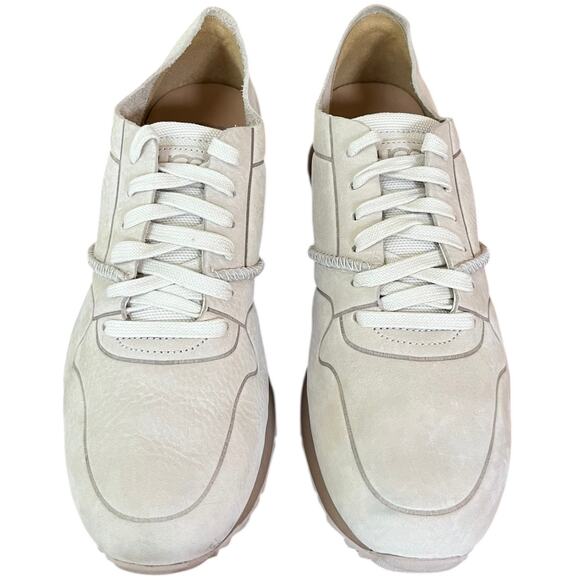 UGG Trigo Unlined Fashion Casual Shoes Sneakers in White Cap Suede Men's 10 - Picture 4 of 9